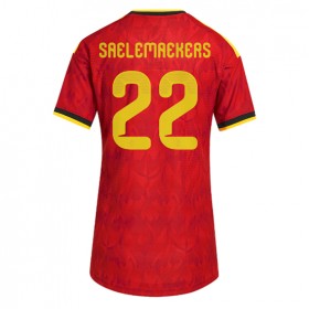 Belgien Alexis Saelemaekers #22 Hemmakläder Dam VM 2026 Kortärmad